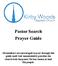 Pastor Search Prayer Guide