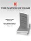 THE NATION OF ISLAM FRIDAY CLASS WEEK 20. SELF-IMPROVEMENT The Will of God (Part III) Sections 1-41