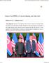 Historic First DPRK-U.S. Summit Meeting and Talks Held