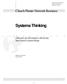 Systems Thinking. Church Planter Network Resource ... A Resource for Developing or Reviewing Your Church's System Design