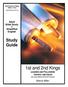 1st and 2nd Kings LEADERS AND FOLLOWERS: Study Guide. Adult Bible Study in Simplified English. Marcia Miller