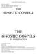 THE GNOSTIC GOSPELS ELAINE PAGELS