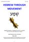 HEBREW THROUGH MOVEMENT