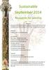 Sustainable September 2014