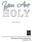 You Are HOLY FIRST EDITION. International Liturgy Publications Nashville, TN
