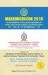 MAHAMICROCON 2018 XXIV MAHARASHTRA STATE CHAPTER CONFERENCE OF