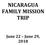 NICARAGUA FAMILY MISSION TRIP