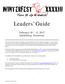 Leaders Guide. February 10 12, 2017 Gatlinburg, Tennessee