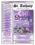 St. Anthony. Welcome to the Catholic parish of MASS TIMES Fax DECEMBER 17, 2017 THIRD SUNDAY OF ADVENT