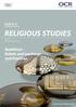 RELIGIOUS STUDIES. Buddhism Beliefs and teachings and Practices. GCSE (9 1) Candidate Style Answers.