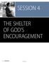SESSION 4 THE SHELTER OF GOD S ENCOURAGEMENT. 62 Session LifeWay