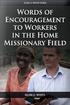 Words of Encouragement to Workers in the Home Missionary Field