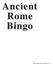 Ancient Rome Bingo. Educational Impressions, Inc.