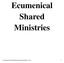 Ecumenical Shared Ministries