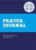 PRAYER JOURNAL. Eleven days of prayer during Thy Kingdom Come