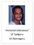 Immortal Utterances of Sadguru Sri Nannagaru