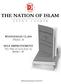 THE NATION OF ISLAM WEDNESDAY CLASS WEEK 38. SELF-IMPROVEMENT The Will of God (Part II) Sections 1-45