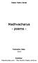 Madhvacharya - poems -