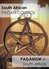 South African PAGAN COUNCIL