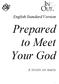 Prepared to Meet Your God