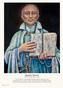 Ignatius Portrait 40 x 60 oil and maps on canvas