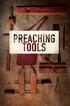 PREACHING TOOLS AN ANNOTATED SURVEY OF COMMENTARIES AND PREACHING RESOURCES FOR EVERY BOOK OF THE BIBLE DAVID L. ALLEN