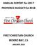 ANNUAL REPORT for 2017 PROPOSED BUDGET for 2018 FIRST CHRISTIAN CHURCH MORRO BAY, CA