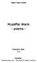 Muzaffar Warsi - poems -