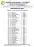 Provisional list of eligible candidates for written examination