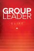 Our Hope for Groups. Group Leader Booklet