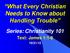 What Every Christian Needs to Know about Handling Trouble