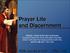 Prayer Life and Discernment