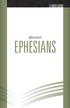 Leader Guide. discover. Ephesians