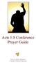 Acts 1:8 Conference Prayer Guide