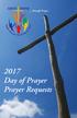 ... through Prayer Day of Prayer Prayer Requests