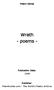 Poetry Series. Wrath - poems - Publication Date: Publisher: Poemhunter.com - The World's Poetry Archive