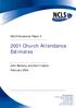 NCLS Occasional Paper Church Attendance Estimates