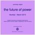 summary report the future of power Mumbai - March 2013