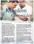 Kingdom. Chronicles. Dear Sons and Daughters of Zion,