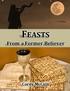 FEASTS. From a Former Believer. Corey McCain