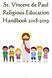 St. Vincent de Paul Religious Education Handbook