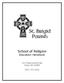 School of Religion Education Handbook. 312 Fairgrounds Road Xenia, OH (937)