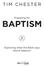 TIM CHESTER. Preparing for BAPTISM. sessions. Exploring what the Bible says about baptism