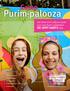 Purim-palooza. Camp. ONE HAPPY CAMPER style. Get clever and crafty to create your own Purim celebration. What s inside: