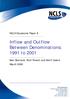 NCLS Occasional Paper 8. Inflow and Outflow Between Denominations: 1991 to 2001