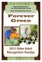 Virginia Conference of The United Methodist Church Older Adult Ministries Council. Forever Green Older Adult Recognition Sunday