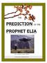 PREDICTION OF THE PROPHET ELIA