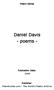 Daniel Davis - poems -