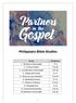 Philippians Bible Studies