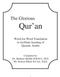 The Glorious. Qur an. Word-for-Word Translation to facilitate learning of Quranic Arabic